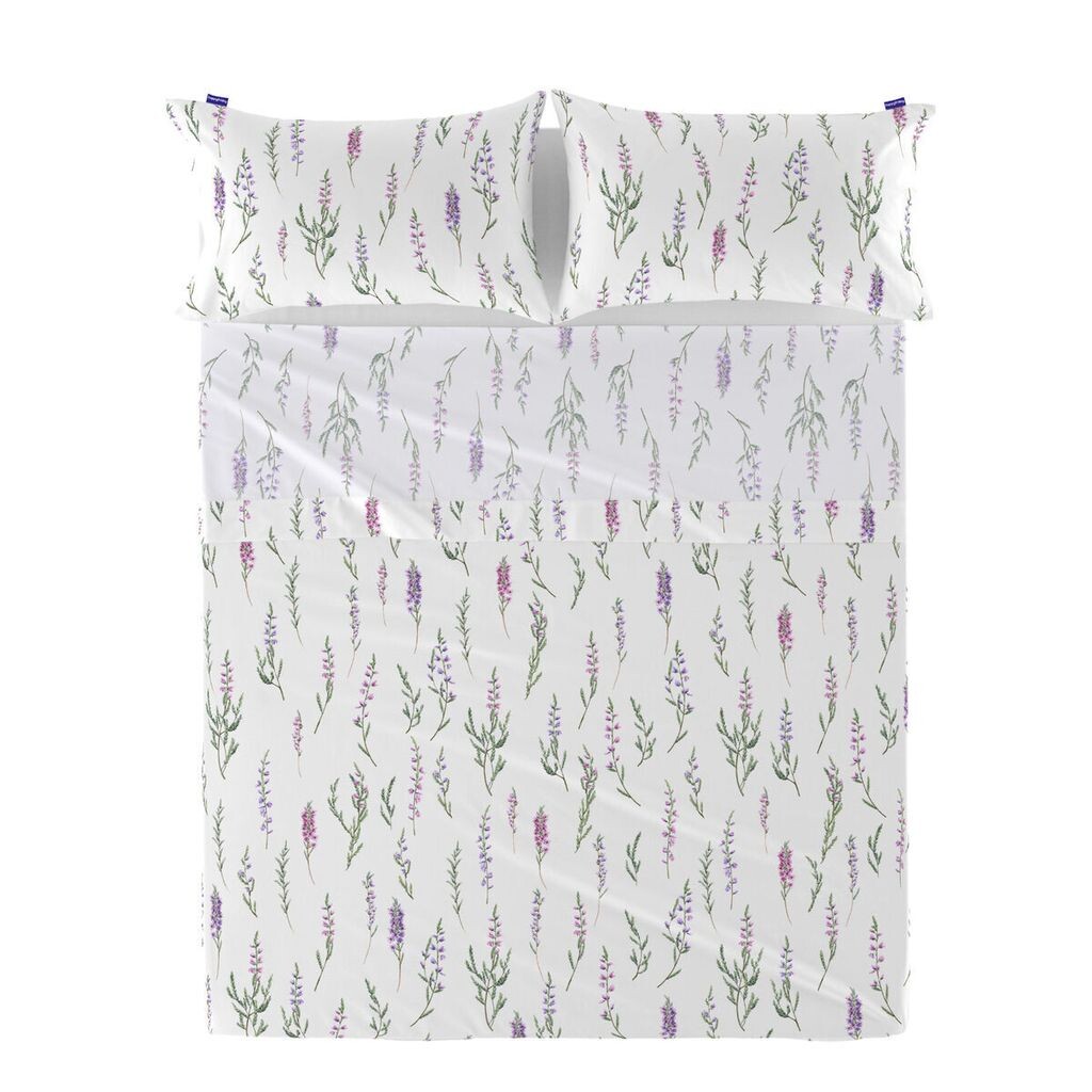 

Комплект постельного белья HappyFriday Lavender Colorful, двуспальный матрас