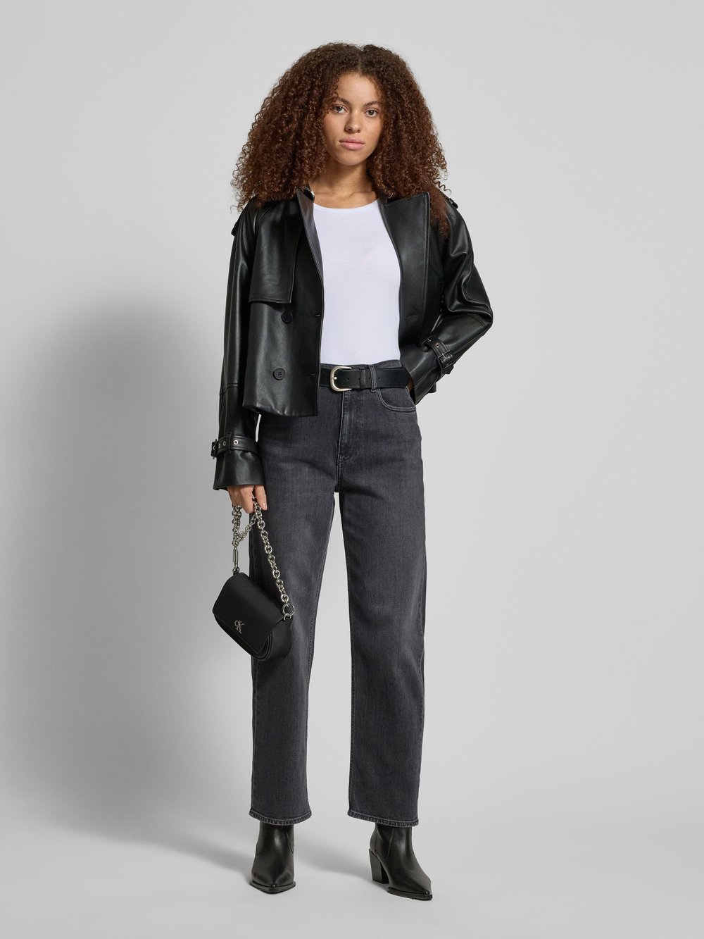 

Джинсы с 5-карманным дизайном Calvin Klein Jeans, антрацит