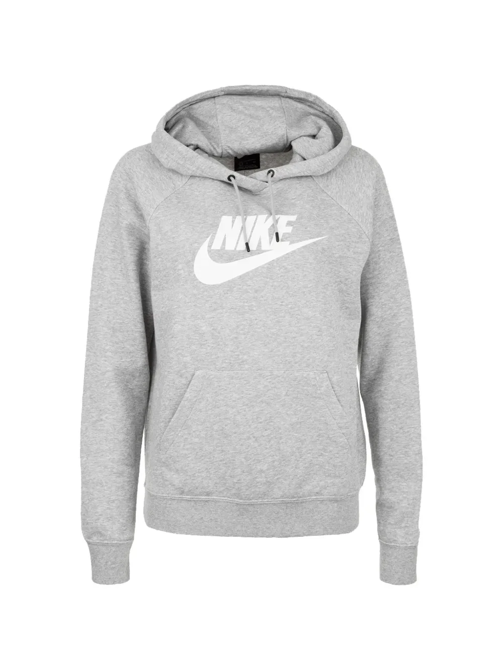 Толстовка с капюшоном на шнуровке и принтом логотипа Nike, серый