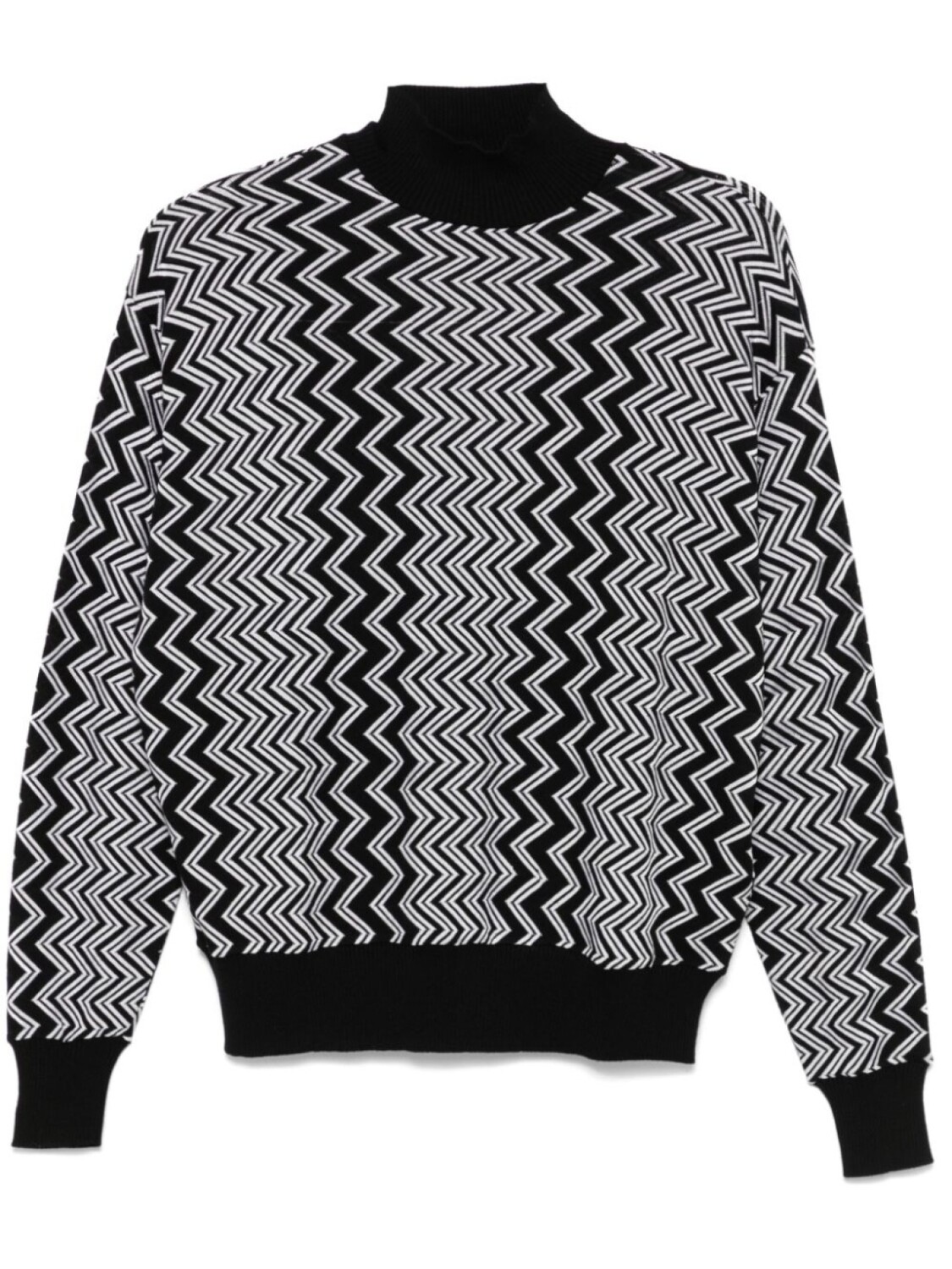 

Missoni свитер с узором зигзаг, черный