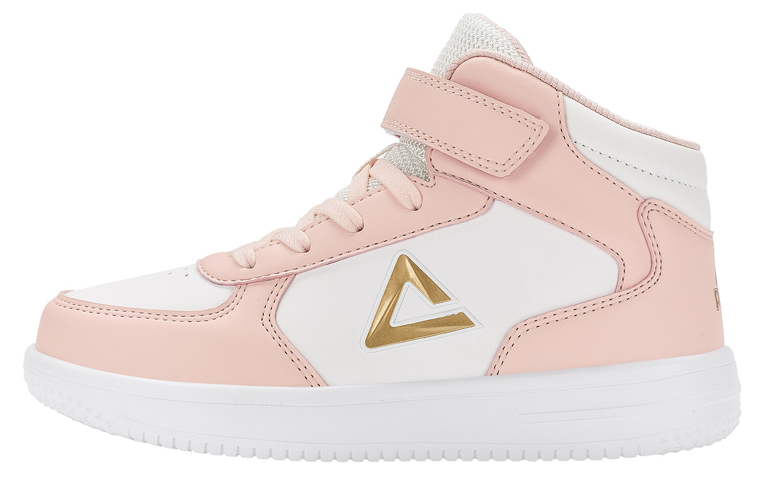 

Детские кроссовки для скейтбординга GS High-top светло-розовые и белые Peak, розовый