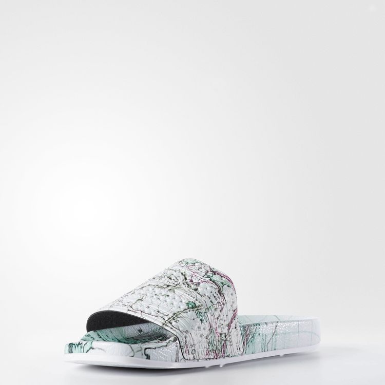 

Шлепанцы Eddie Huang x Adilette Slide 'Huang's World', белый