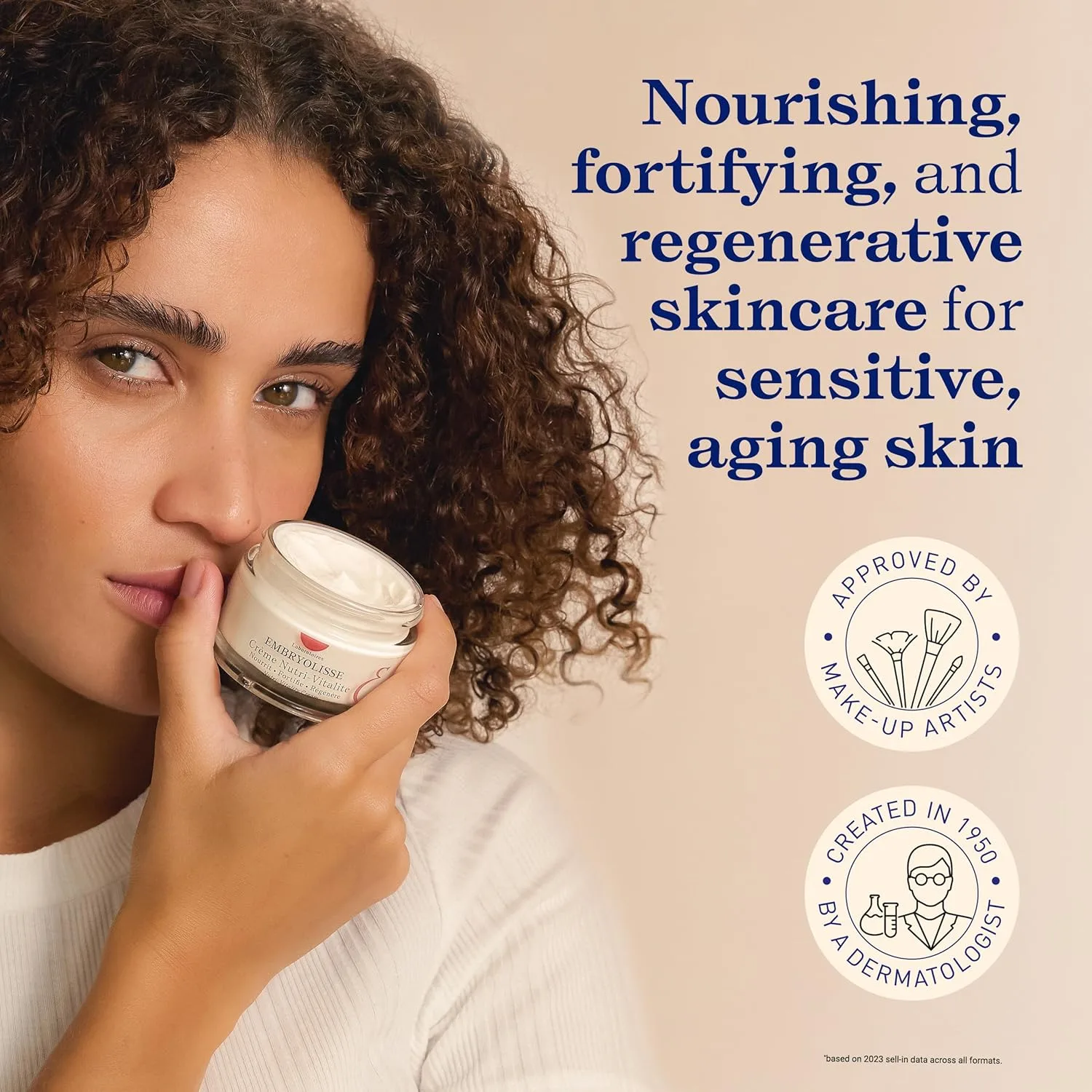 Крем для лица Embryolisse — Nutri-Vitality Age-Defying, увлажняющий с коллагеном для зрелой чувствительной кожи с, 50 мл — фото 2