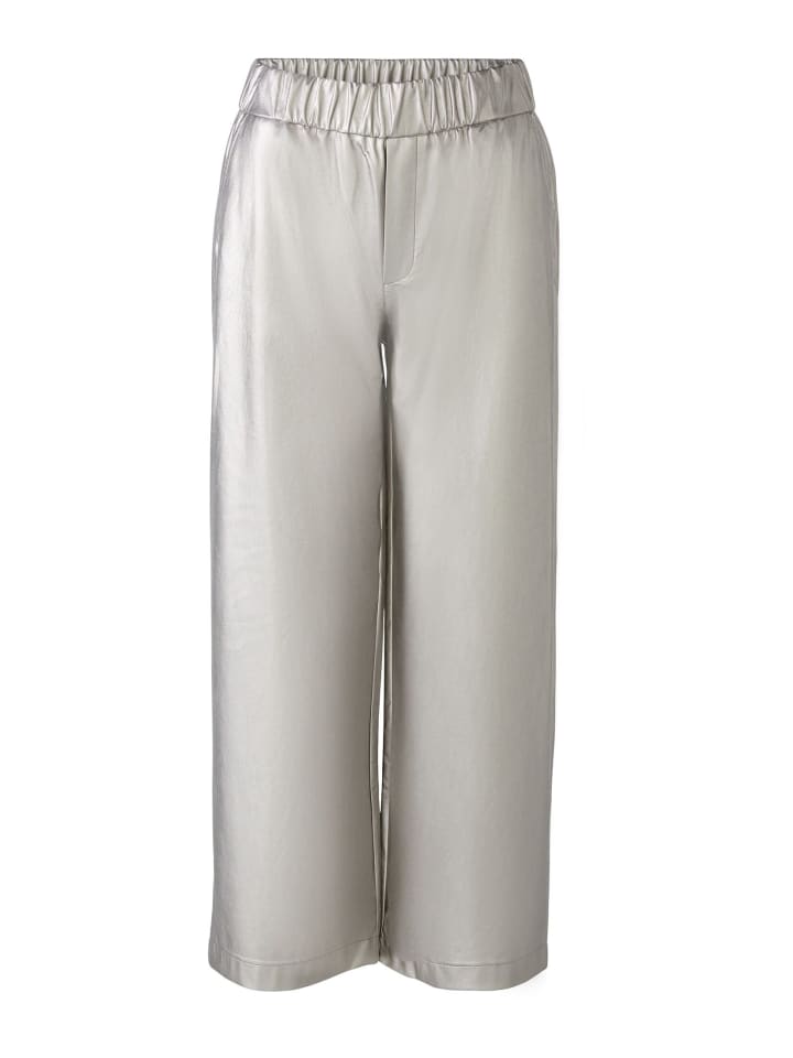 

Тканевые брюки Oui Culotte, цвет silver