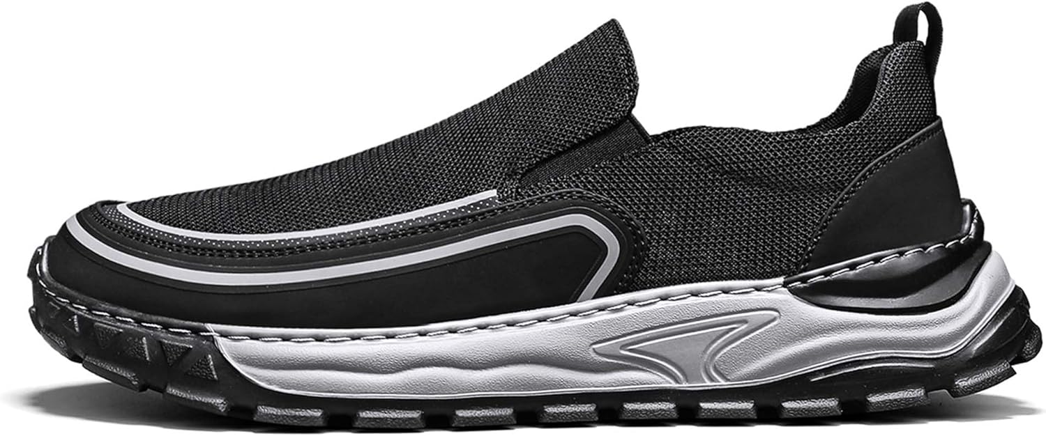 

Мужские спортивные кроссовки с черным покрытием и модным дизайном, ретро и простые классические мужские спортивные кроссовки, повседневная обувь Generic