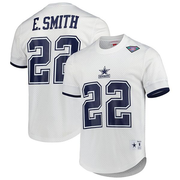 

Мужская футболка с сеткой Emmitt Smith Dallas Cowboys с именем и номером игрока Mitchell & Ness