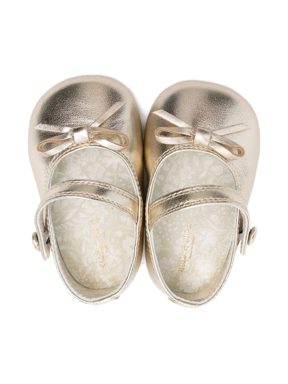 Балетки Sofi с бантом Golden Goose Kids, золотистый — фото 3