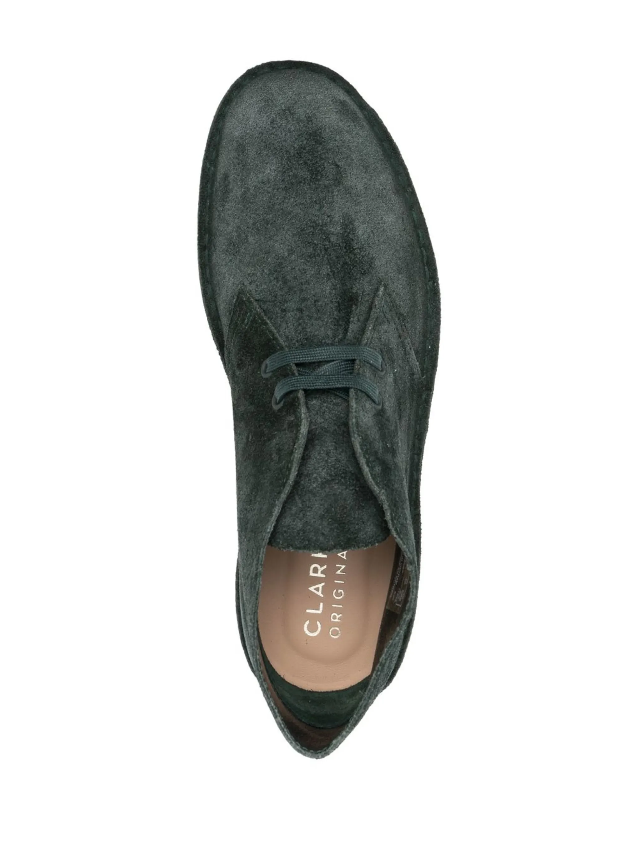 Ботинки на шнуровке Clarks Originals, зеленый — фото 4