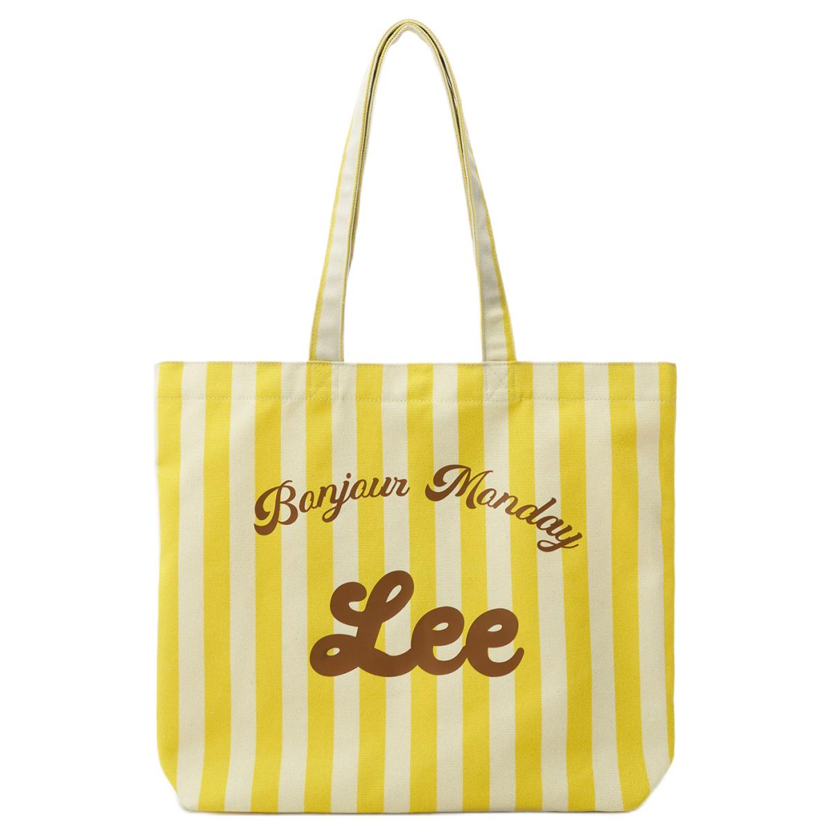 

Lee Тканевая сумка шопер, Lemon & White Stripes