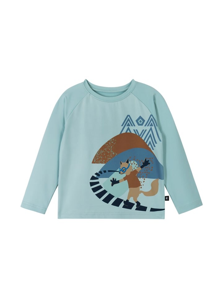 

Футболка Reima Sweatshirt Kouluun, цвет cool green