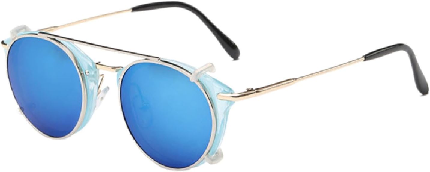 

Солнцезащитные очки с защитой от УФ-излучения UV400 для женщин и мужчин | Стиль стимпанк, откидные, со съемными линзами, круглые | для занятий спортом на открытом воздухе DSVIGF, 05