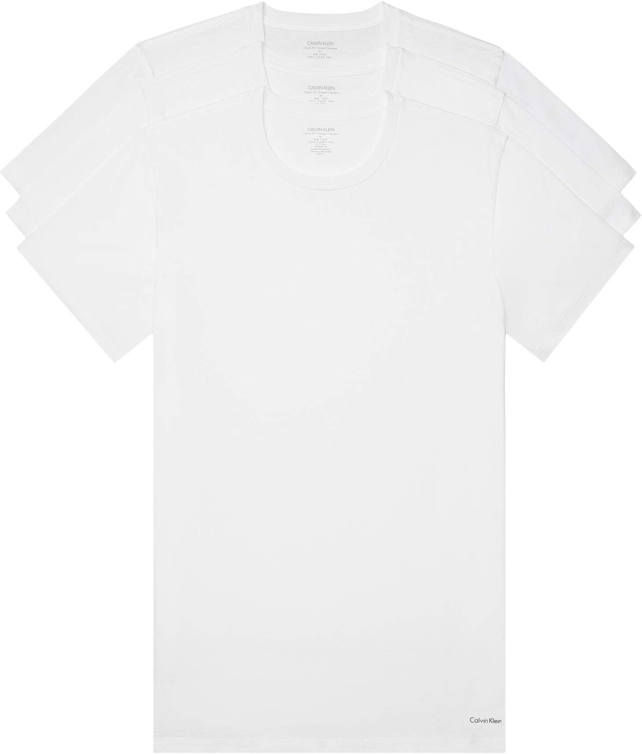 

Мультипакет Cotton Classics с короткими рукавами Calvin Klein Underwear, белый