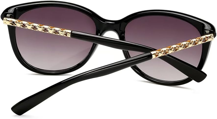 

Модные солнцезащитные очки с оправой из материала с эффектом памяти, поляризованные, женские, с градиентными линзами, солнцезащитные очки с защитой от УФ-излучения UV400 DMMWCX, White Black