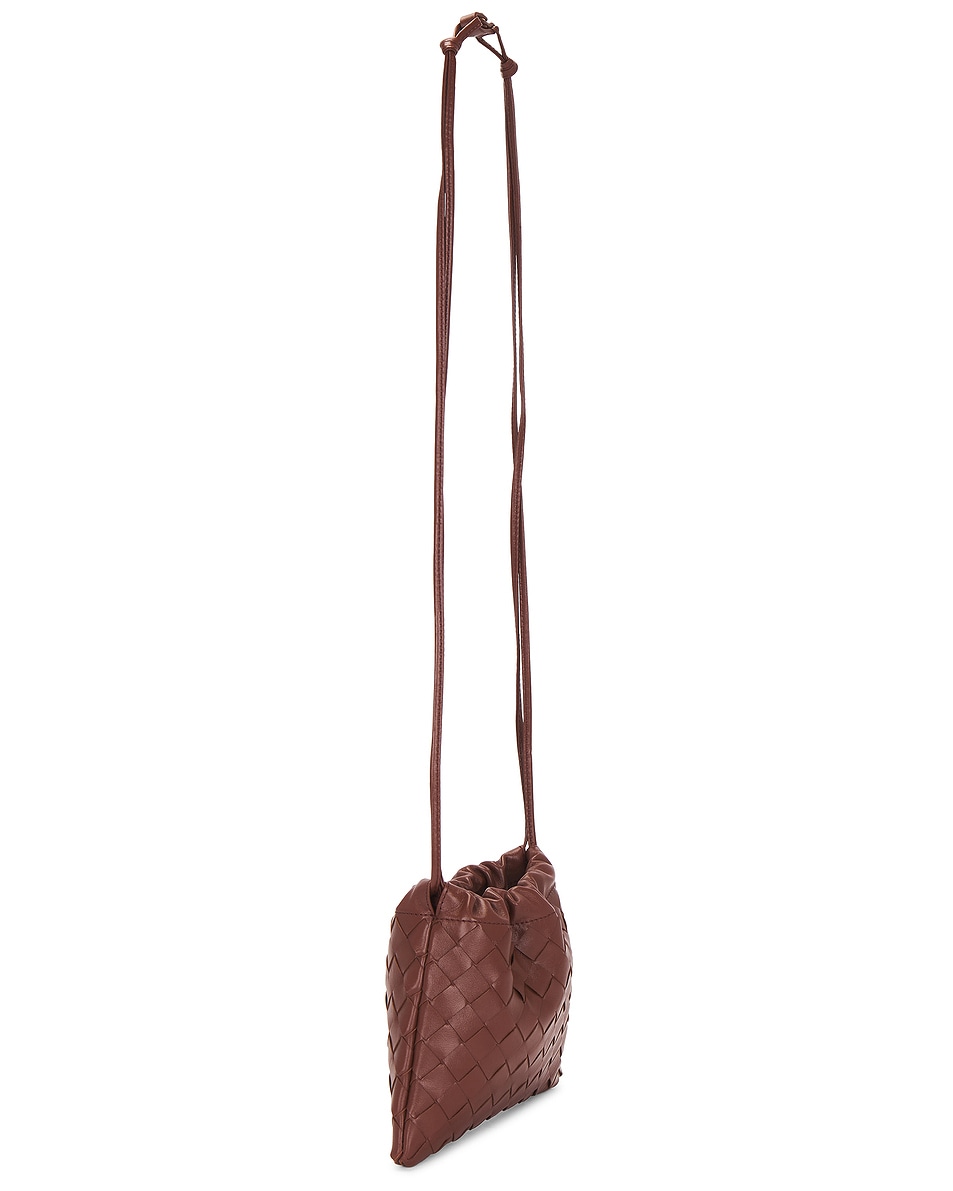 Маленький мешочек для хранения Intrecciato Bottega Veneta, Sapele & Gold — фото 4