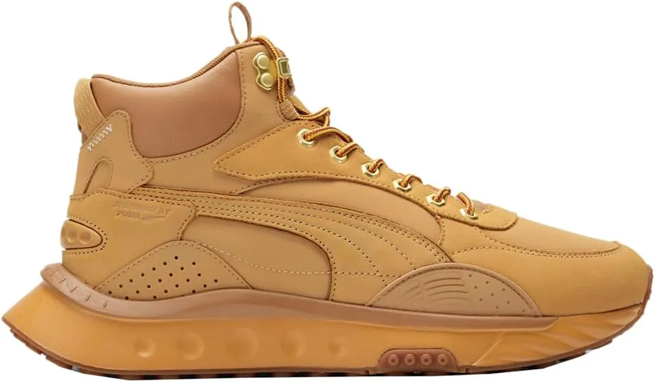 Мужские кроссовки PUMA Wild Rider Mid High Top, коричневый — фото 2