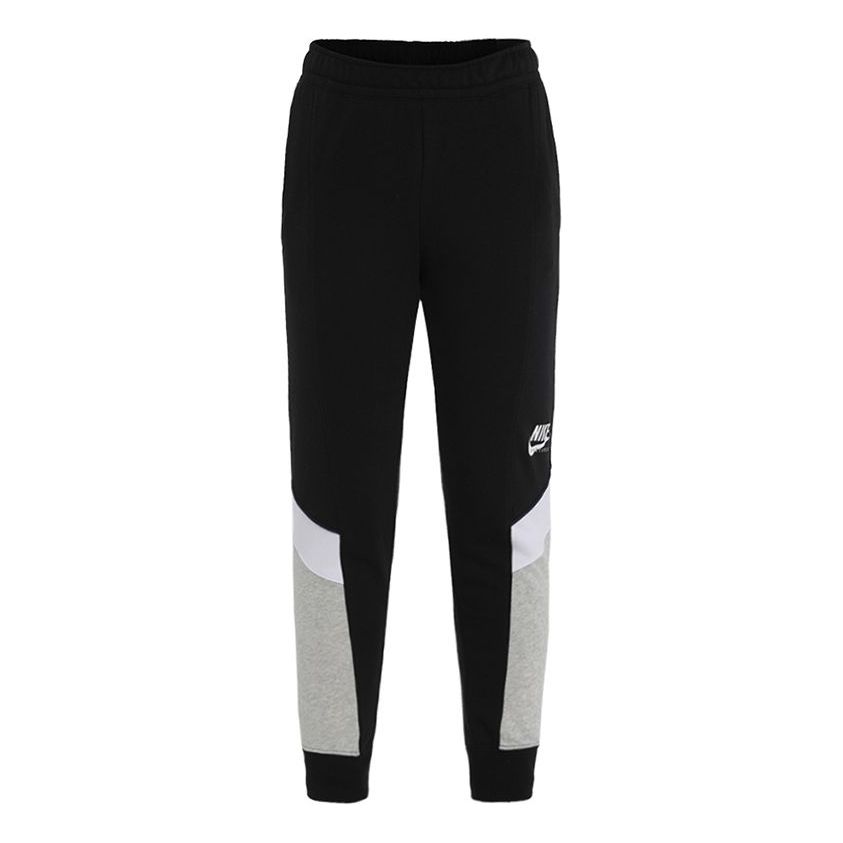 

Спортивные брюки (WMNS) Nike Nsw heritage jgger Flc Colorblock Casual Sports Splicing Bundle Feet Knit Long Pants/Trousers Black CZ8609-010
