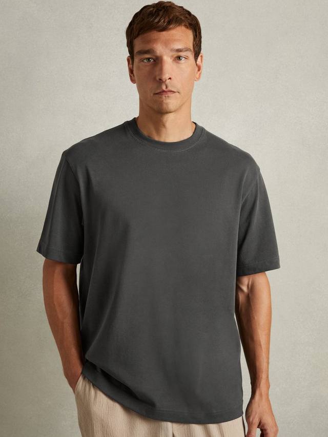 

Хлопчатобумажная футболка tate Reiss, цвет Washed Black