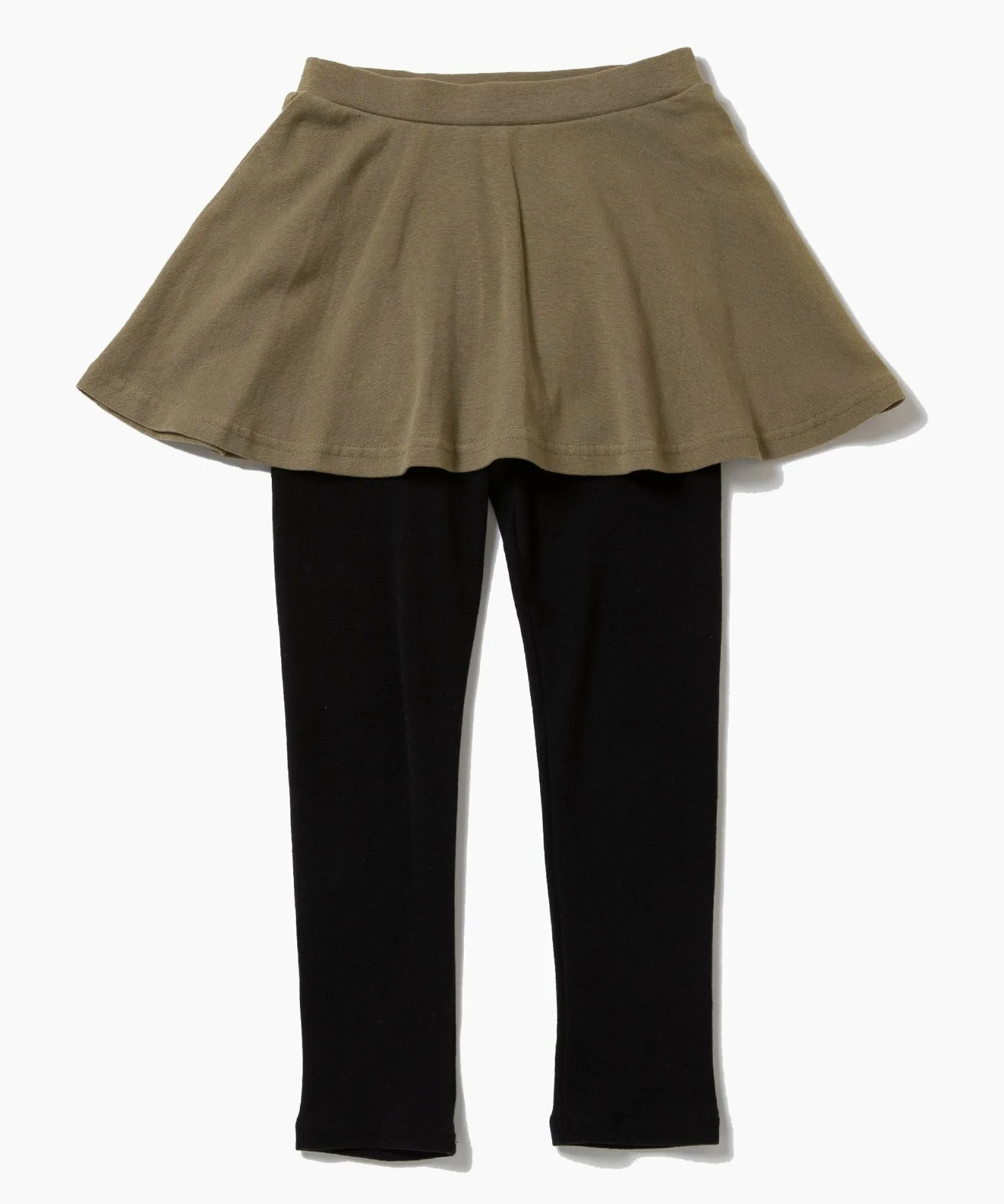 Юбка Эластичные юбки (расклешенного типа) Ever Closet, Khaki A — фото 3