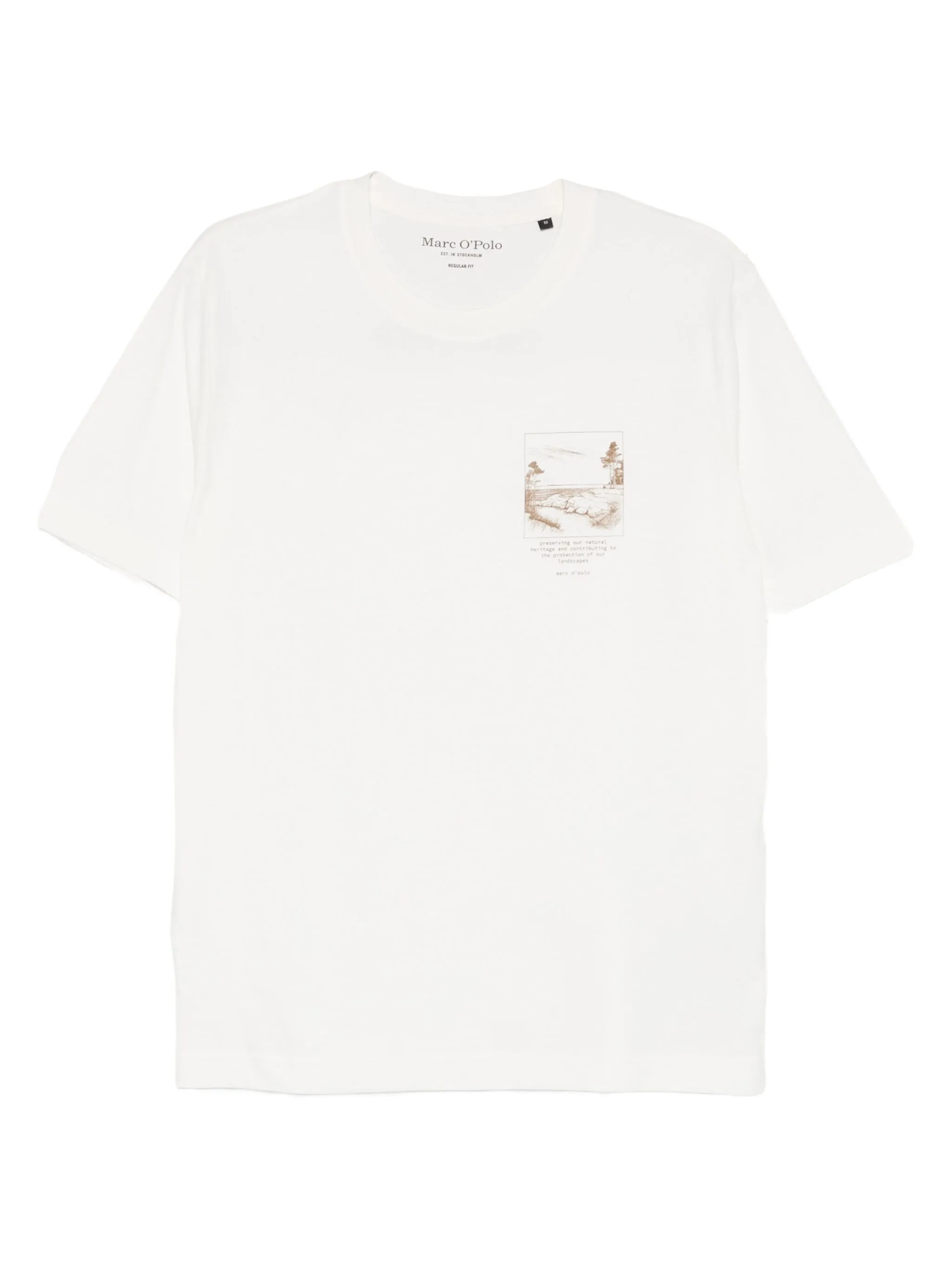 

Футболка с графичным принтом Marc O'Polo, белый