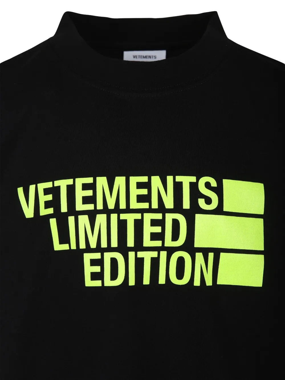 Футболка с логотипом Vetements Kids, черный — фото 3