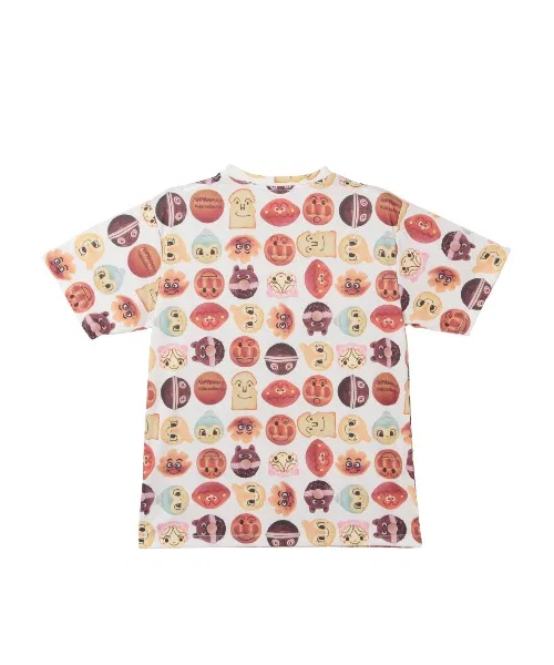 Женская футболка с принтом ANPANMAN KIDS COLLECTION белая — фото 3