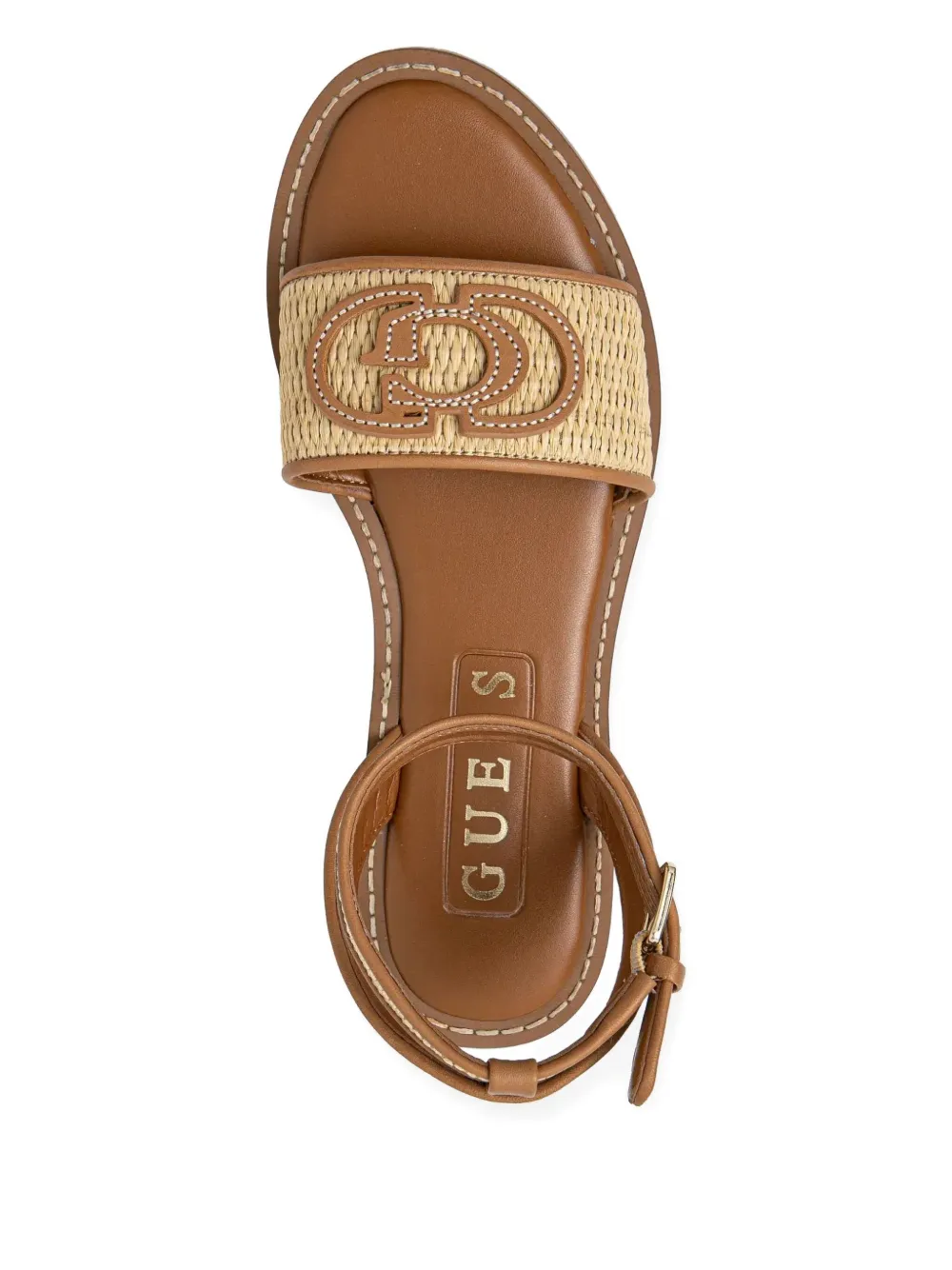Сандалии с плетеными ремешками GUESS USA, нейтральный — фото 4