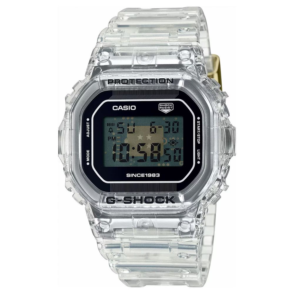 

Часы из белой смолы Casio