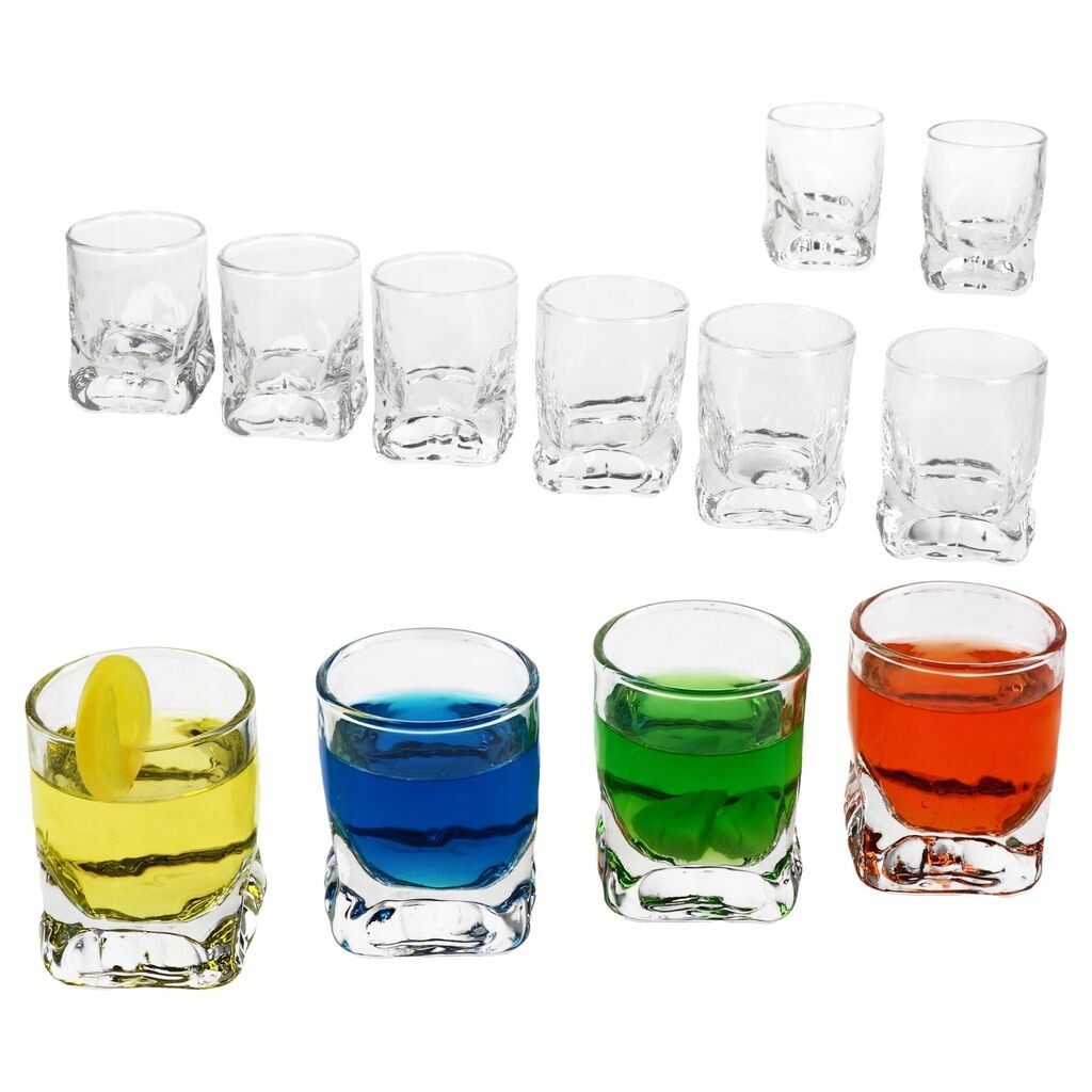 

12x Морозные рюмки 2cl 4cl рюмки штемпельный штамп с тяжелым рельефом основания MamboCat