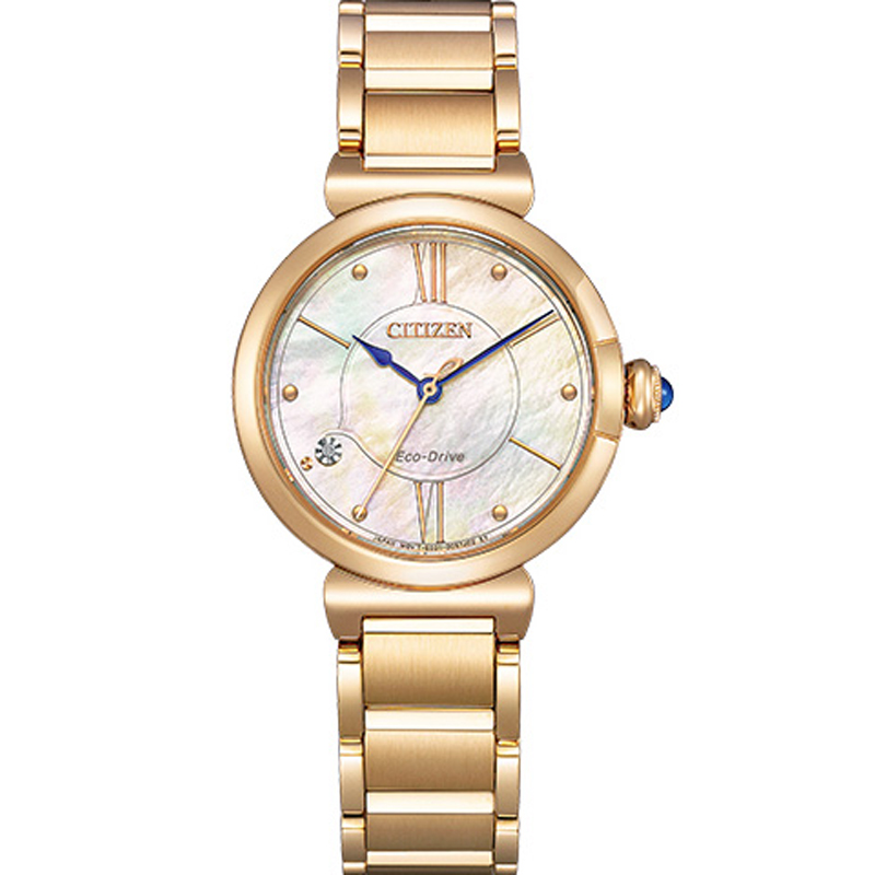 

CITIZEN Часы Solar Quartz Movement Watch Women's Watch Mother-of-Pearl Color Watch Dial EM1073-85Y, Mother-of-Pearl Color Watch Dial