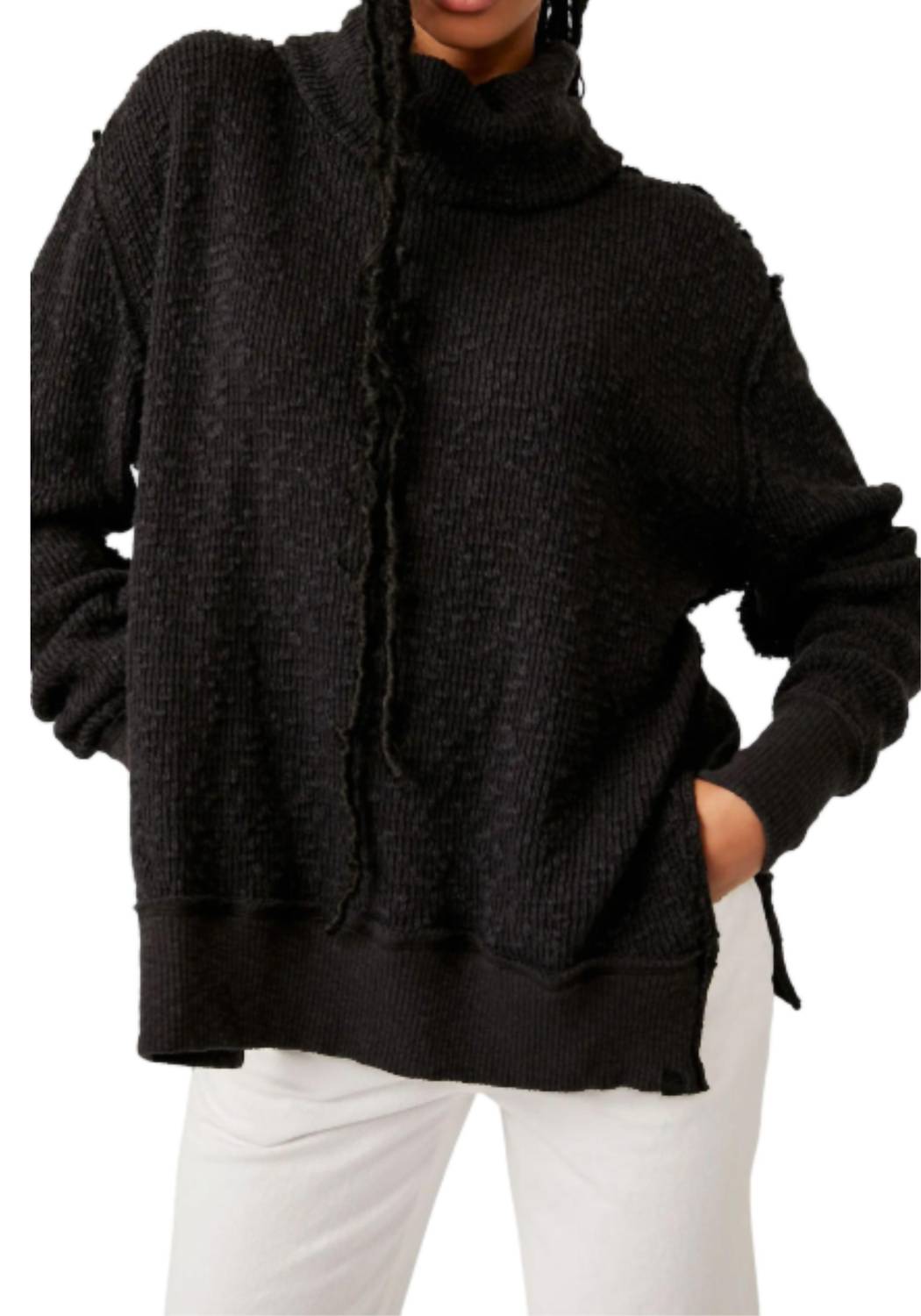 

Водолазка Tommy Oversize черного цвета Free People