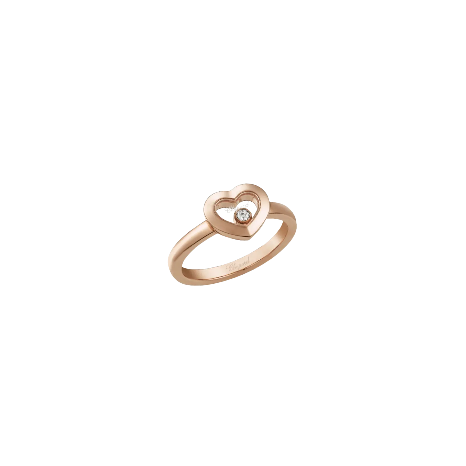 

Кольцо Chopard Happy diamonds icons из розового золота с бриллиантом