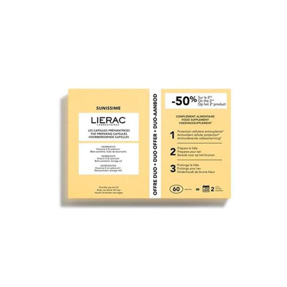 

Капсулы солнцезащитные Sunissime Duo Lierac