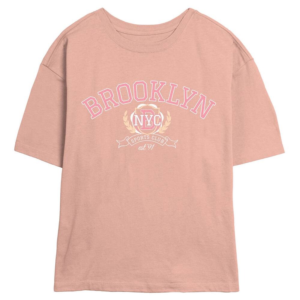 

Футболка с рисунком скиммера Brooklyn Sports Club для юниоров, цвет Blush