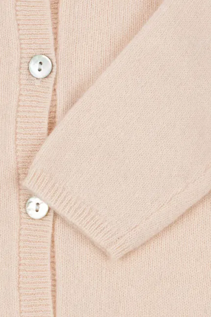 Свитер детский вязаный SAVORA DUE CARDIGAN Fanga Fontana, розовый — фото 4