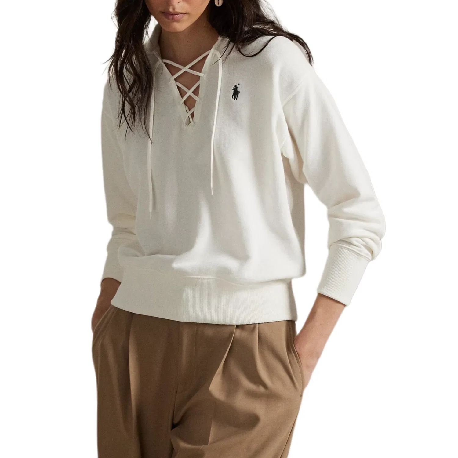 Свитшот из смесового хлопка Polo Ralph Lauren Nevis — фото 3