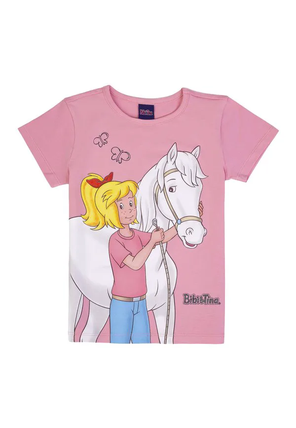 Футболка с принтом Bibi & Tina, Sea Pink