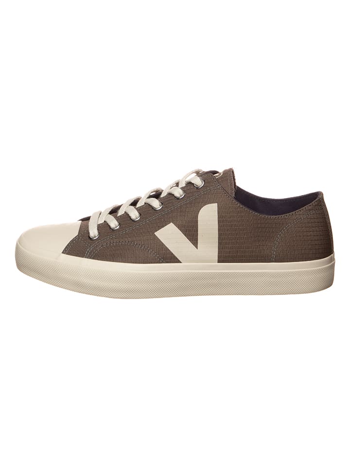 

Кроссовки на шнуровке Wata II Low Veja, цвет khaki/creme