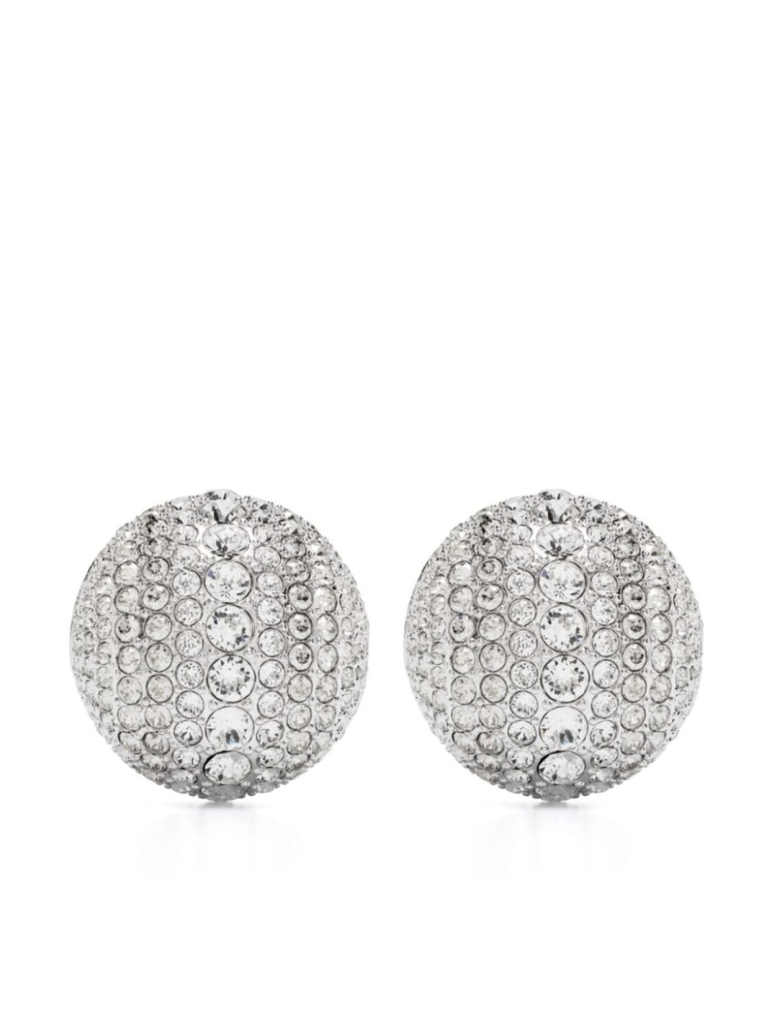 

Серьги-клипсы Sublima Swarovski, серебряный