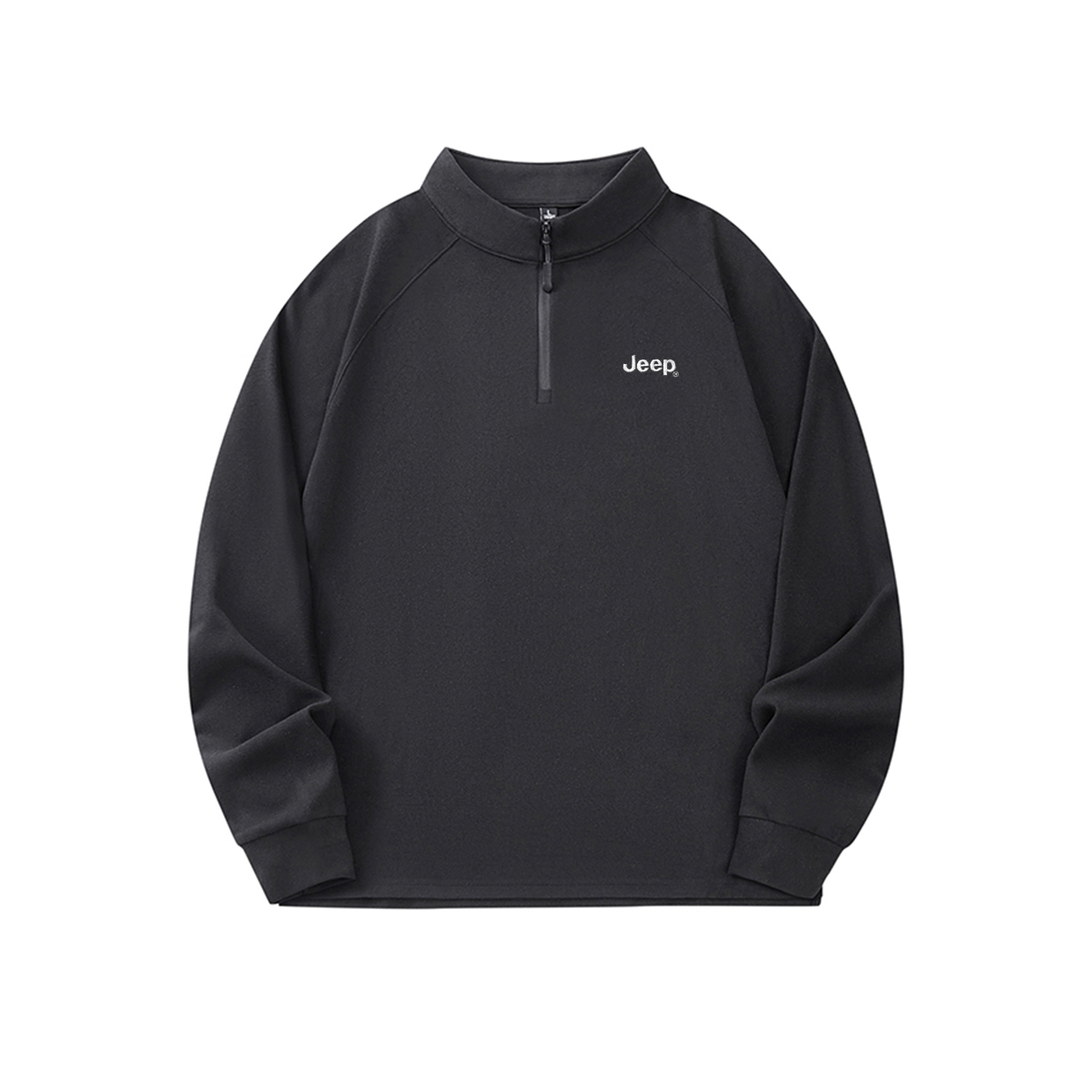 

Футболка Unisex Stand Collar Moderate Straight Fit Jeep, pure черный