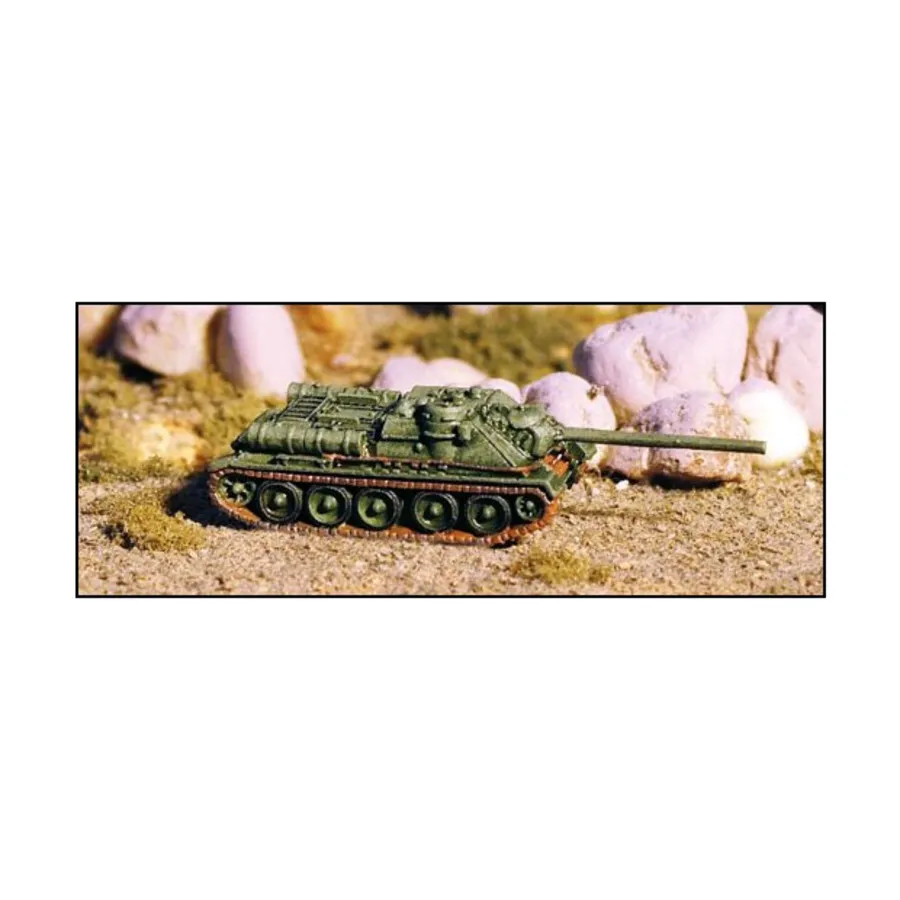 

СУ-100, WWII Micro Armour - Russia - Self-Propelled Guns (1:285)