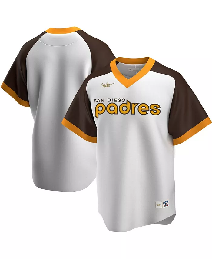 

Мужская белая майка домашней команды San Diego Padres Cooperstown Collection Nike
