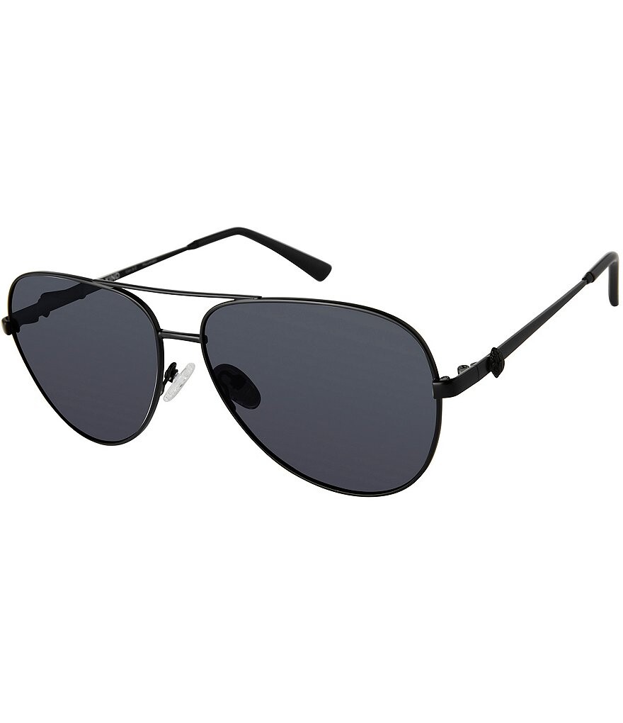 

Kurt Geiger London Женские солнцезащитные очки-авиаторы KGL1001 Shoreditch 62 мм, черный