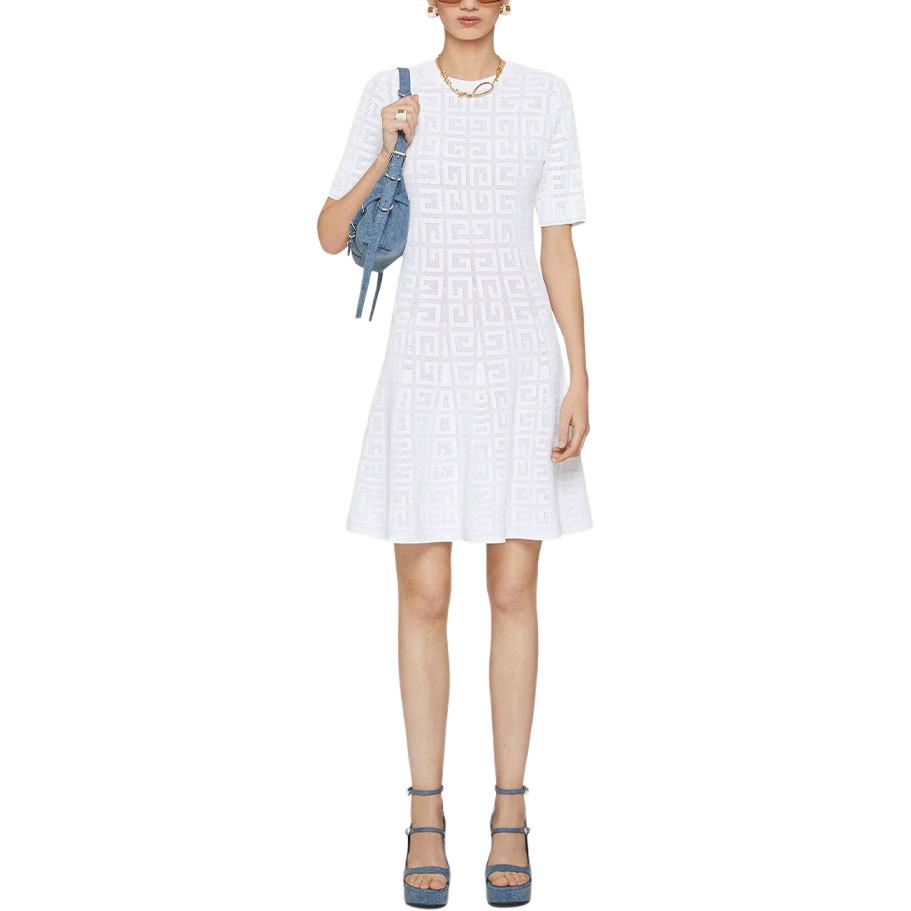 

Белое короткое платье SS23 Givenchy, белый