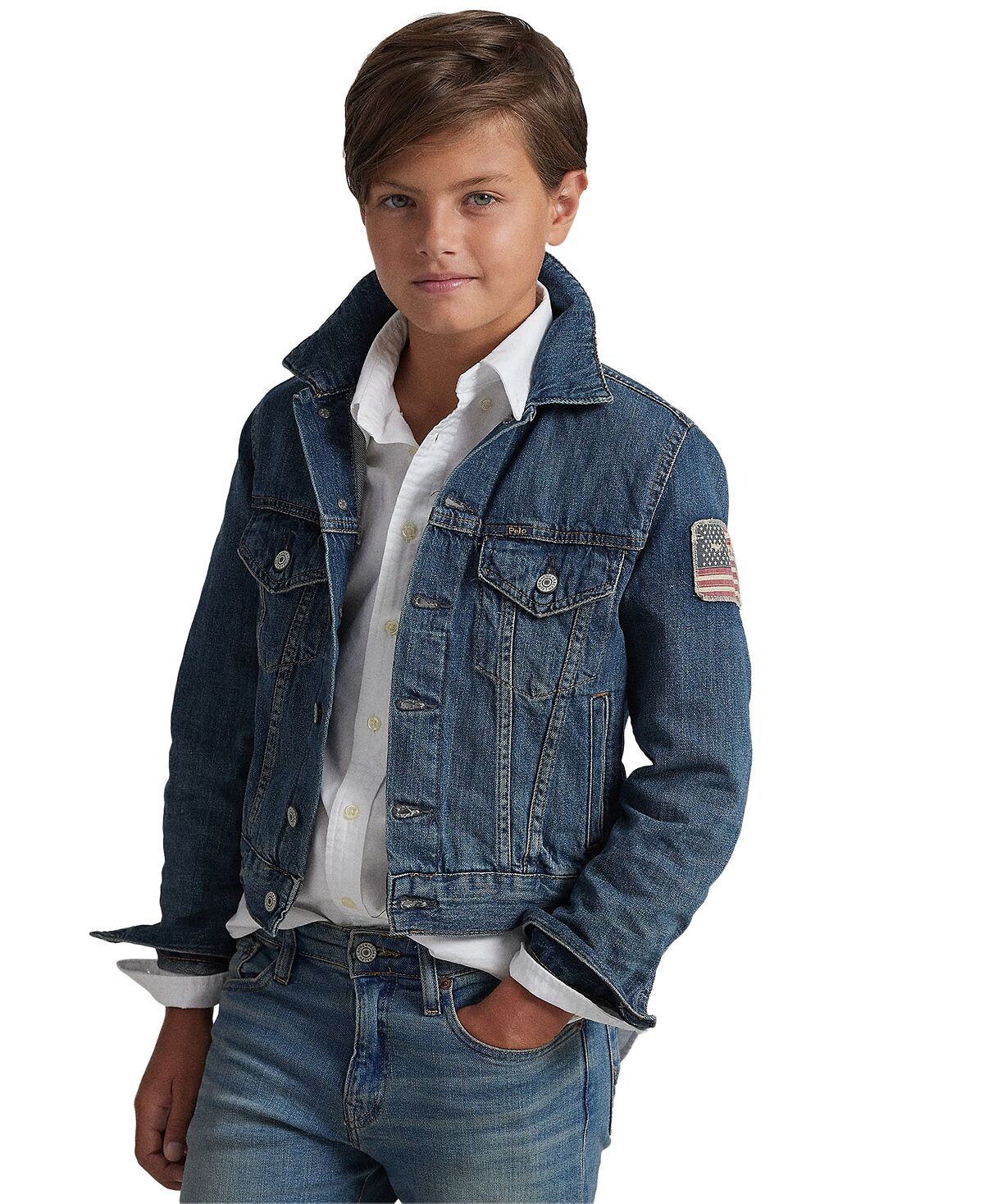 

Брюки прямого кроя из твила для малышей и мальчиков Polo Ralph Lauren
