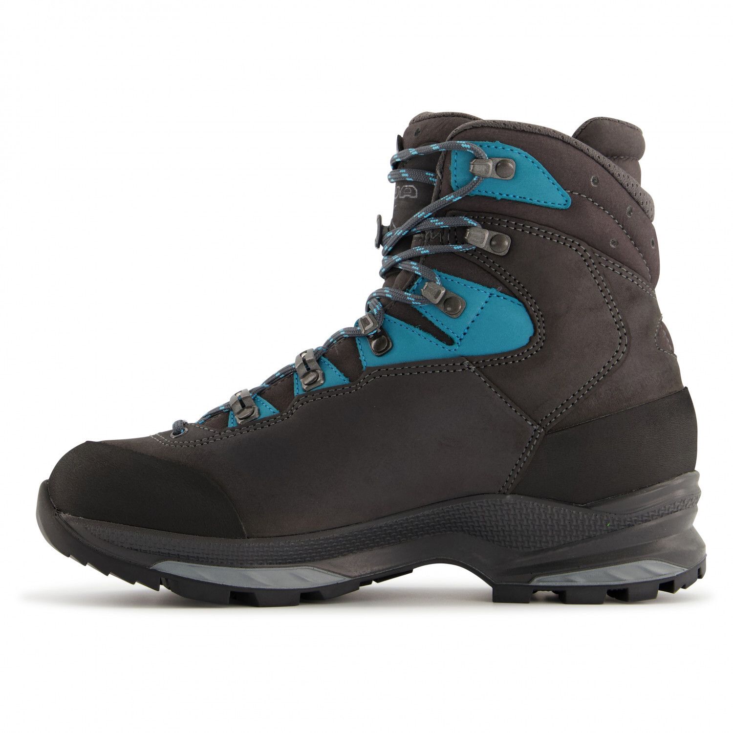 Женские ботинки Lowa Women's Mauria Evo GTX трекинговые на шнуровке, серый/голубой — фото 4