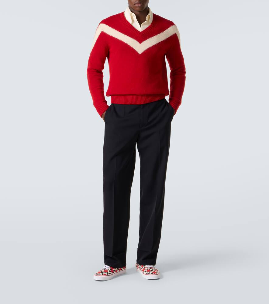 Vans VLogo кеды из канваса Valentino Garavani, Burro-Nero-Rouge — фото 2