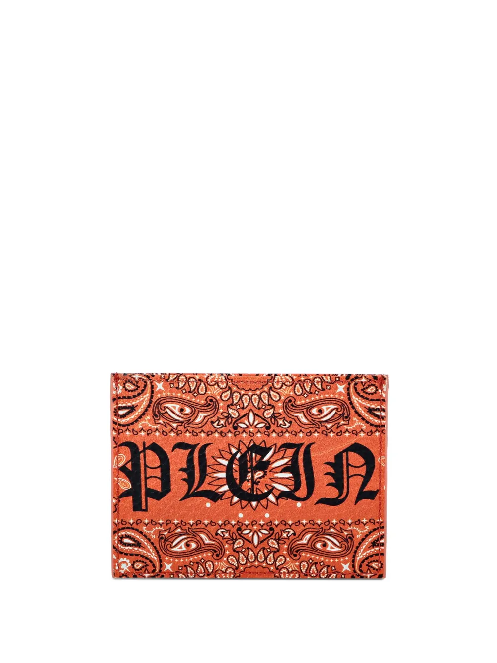 

Картхолдер gothic plein с принтом пейсли Philipp Plein, оранжевый