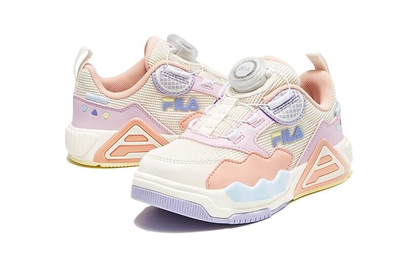 FILA Детские кроссовки для скейтбординга PS, Creamy white/snow clove — фото 4