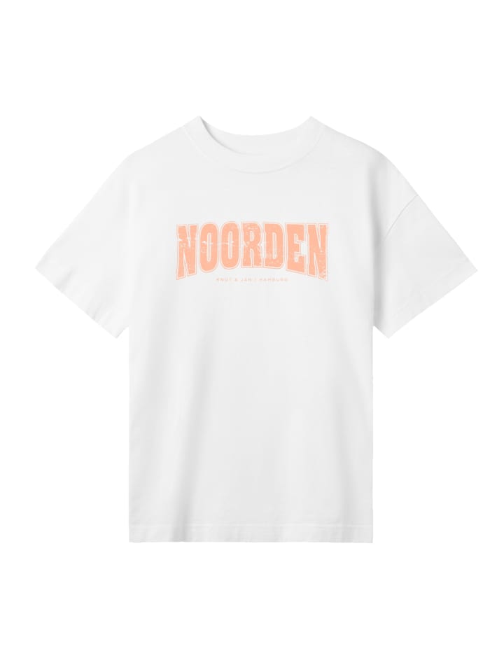 

Белая футболка Knut & Jan Hamburg Noorden Collegiate F4NT4STIC, Белый, Белая футболка Knut & Jan Hamburg Noorden Collegiate F4NT4STIC