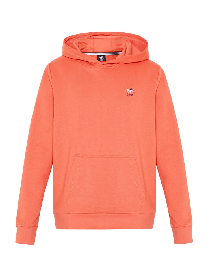 

Базовая толстовка с капюшоном оранжевого цвета Polo Sylt